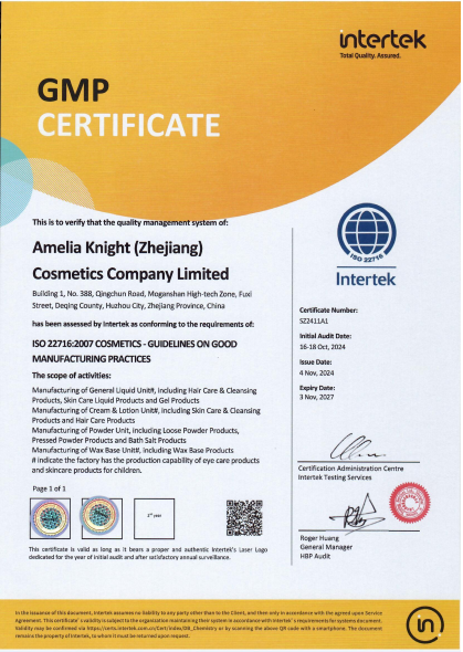 Certification