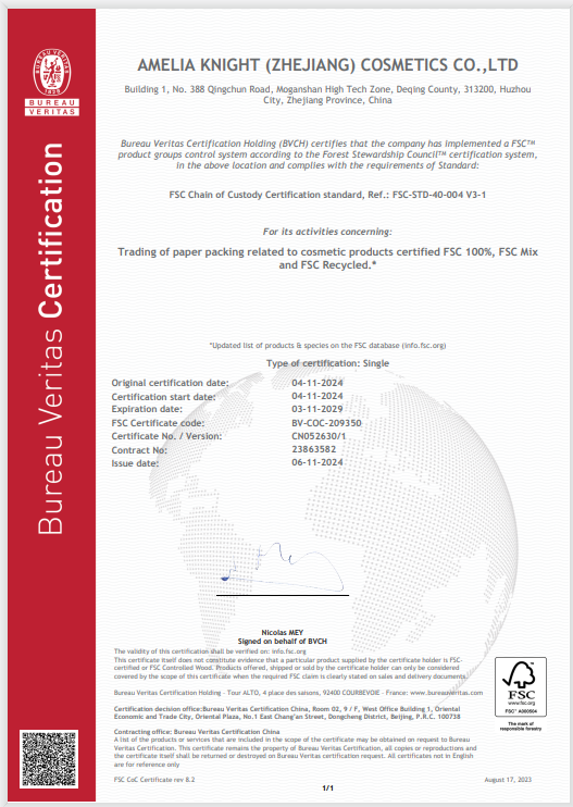 Certification